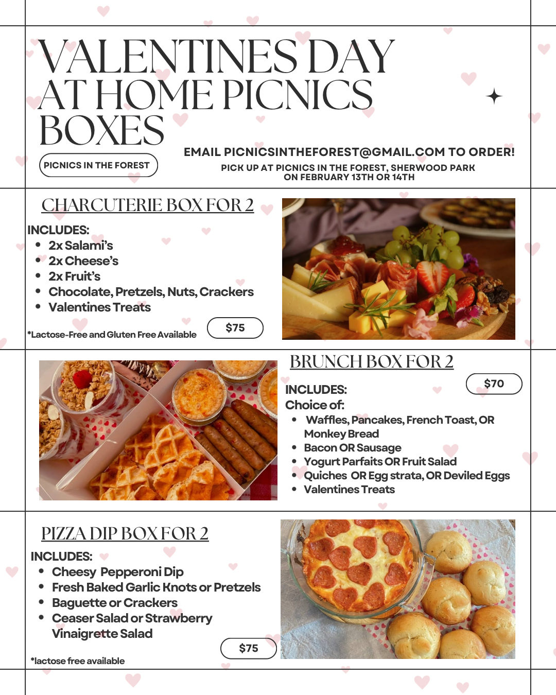 Valentines At Home Picnics Box