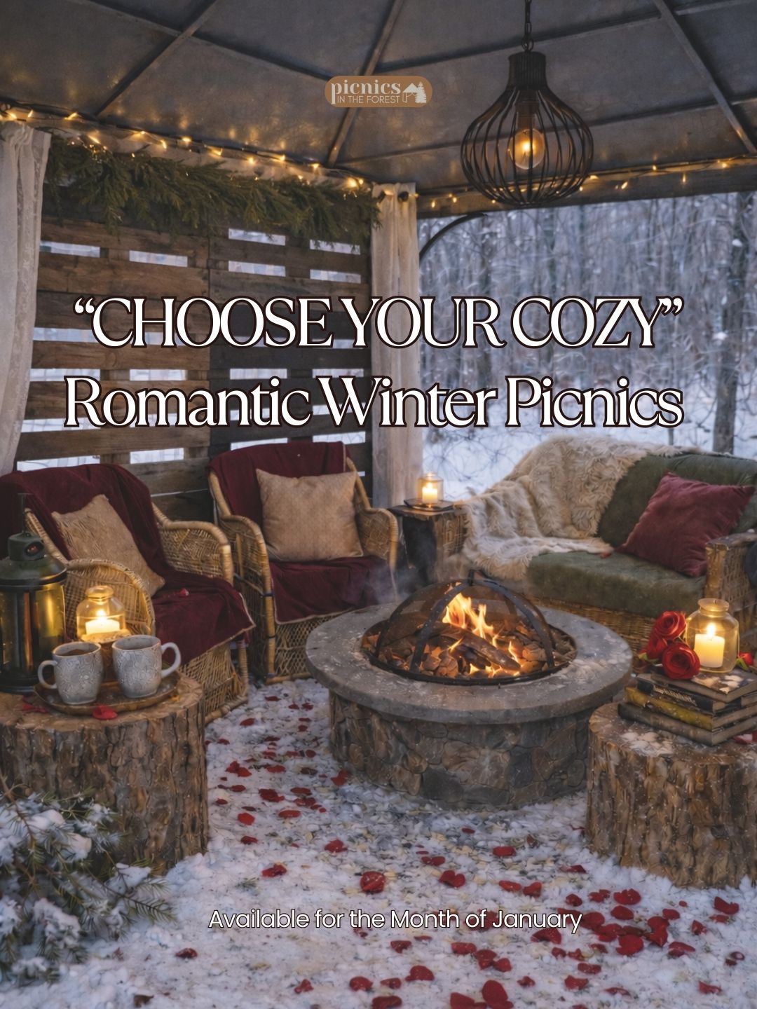 The Cozy Romantic Winter Picnic for 2