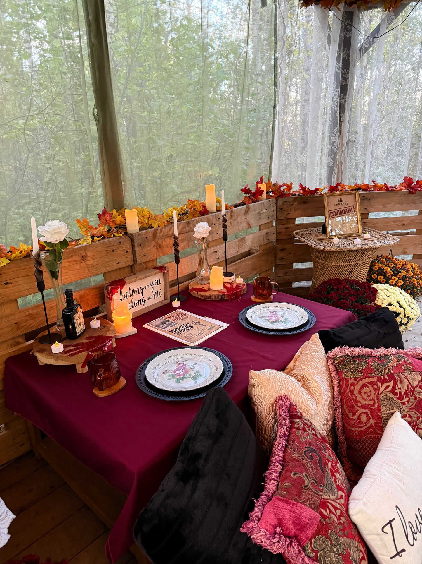 Murder Mystery Picnic in the Forest