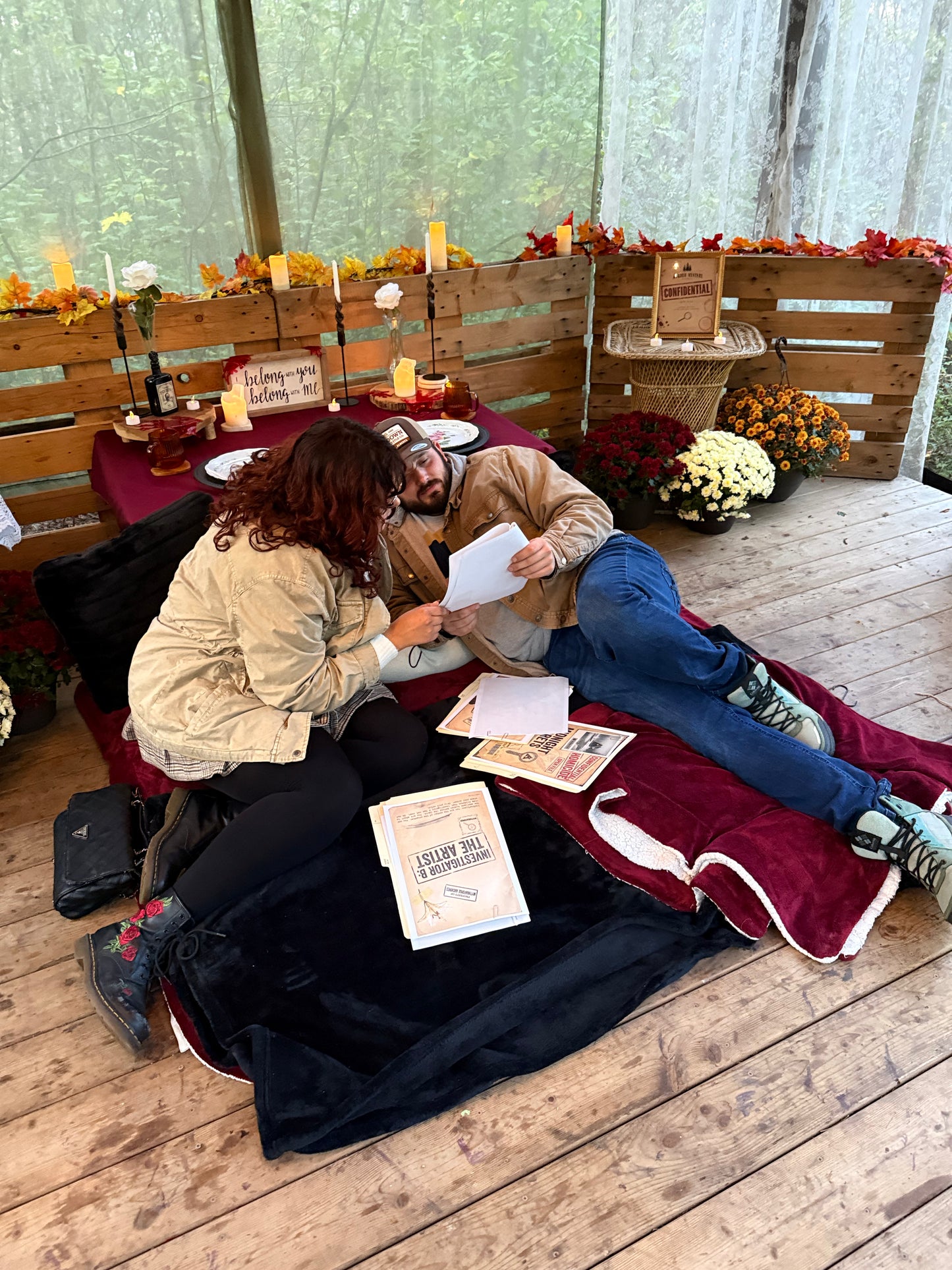 Murder Mystery Picnic in the Forest