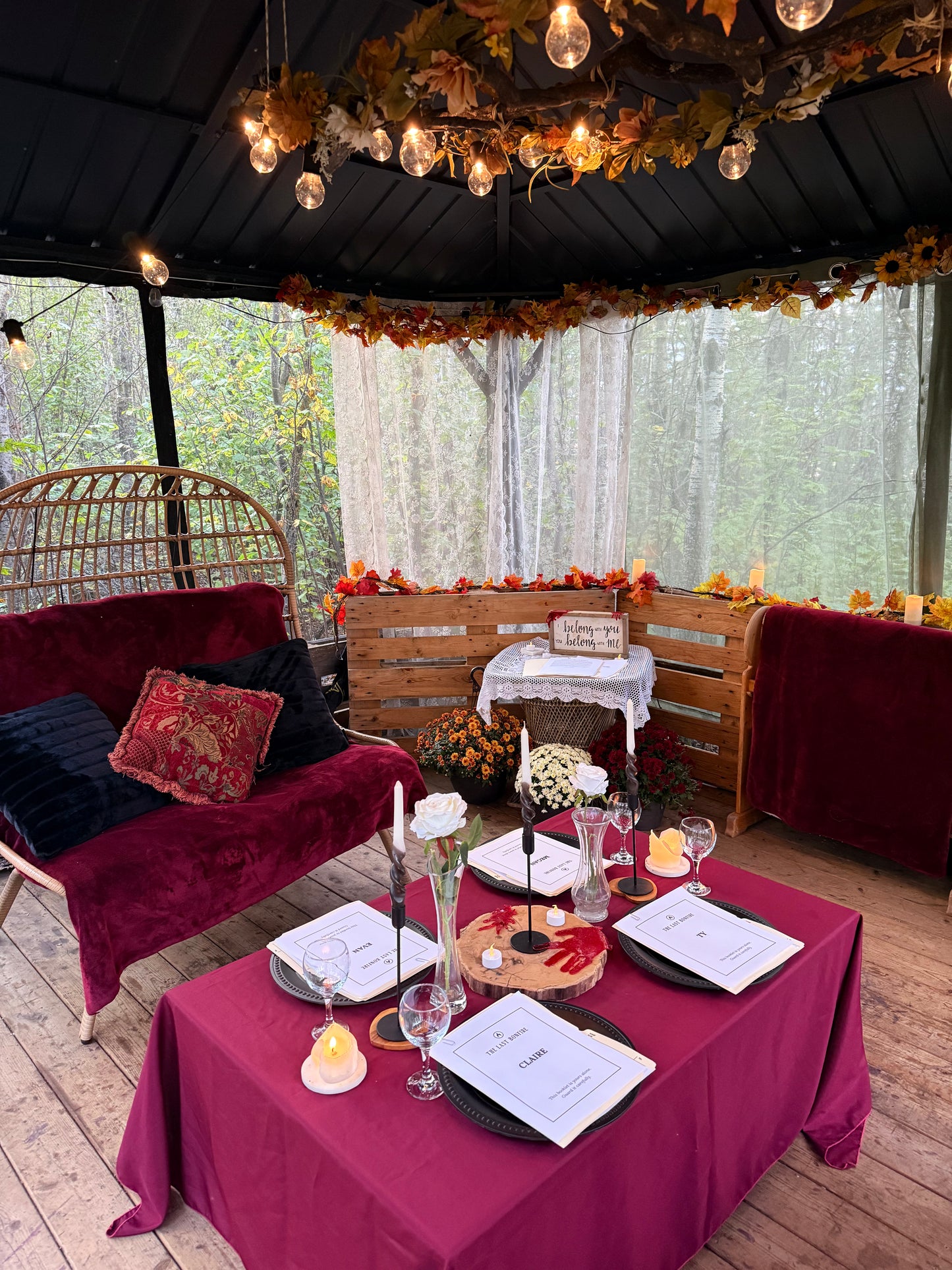 Murder Mystery Picnic in the Forest