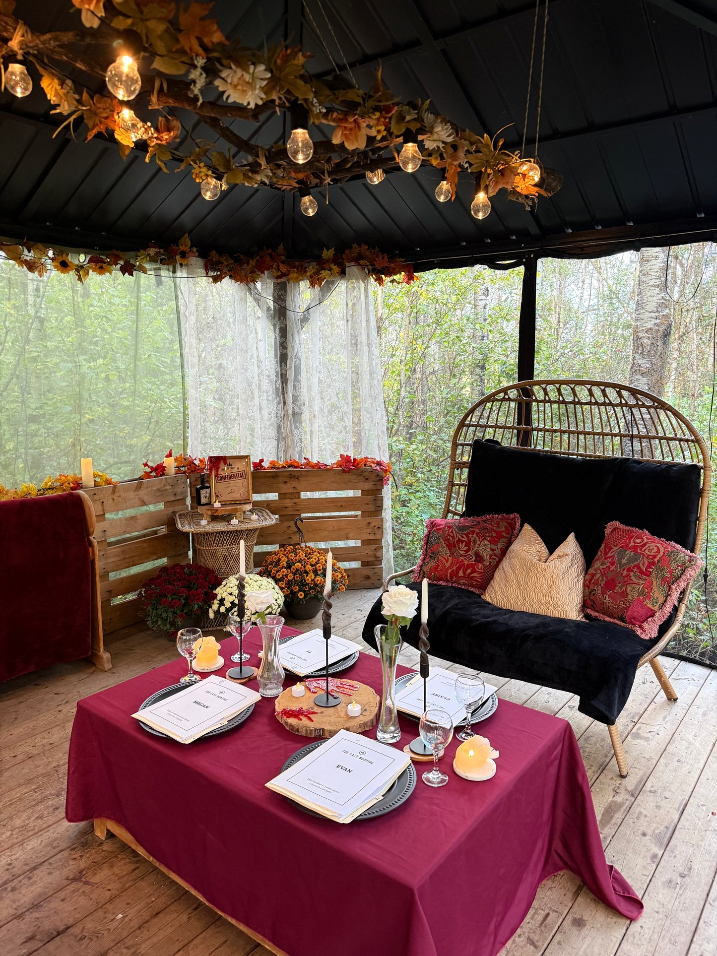 Murder Mystery Picnic in the Forest