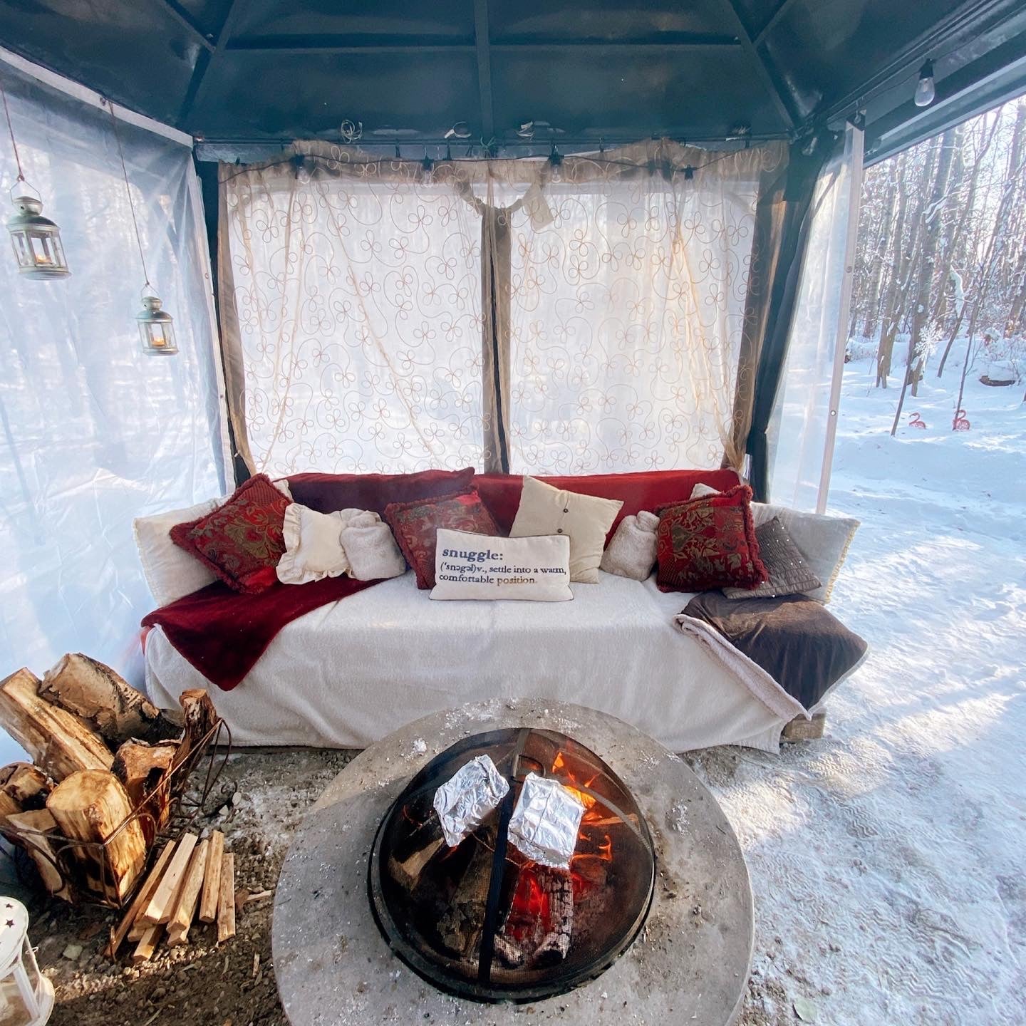 The Cozy Winter Group Picnic