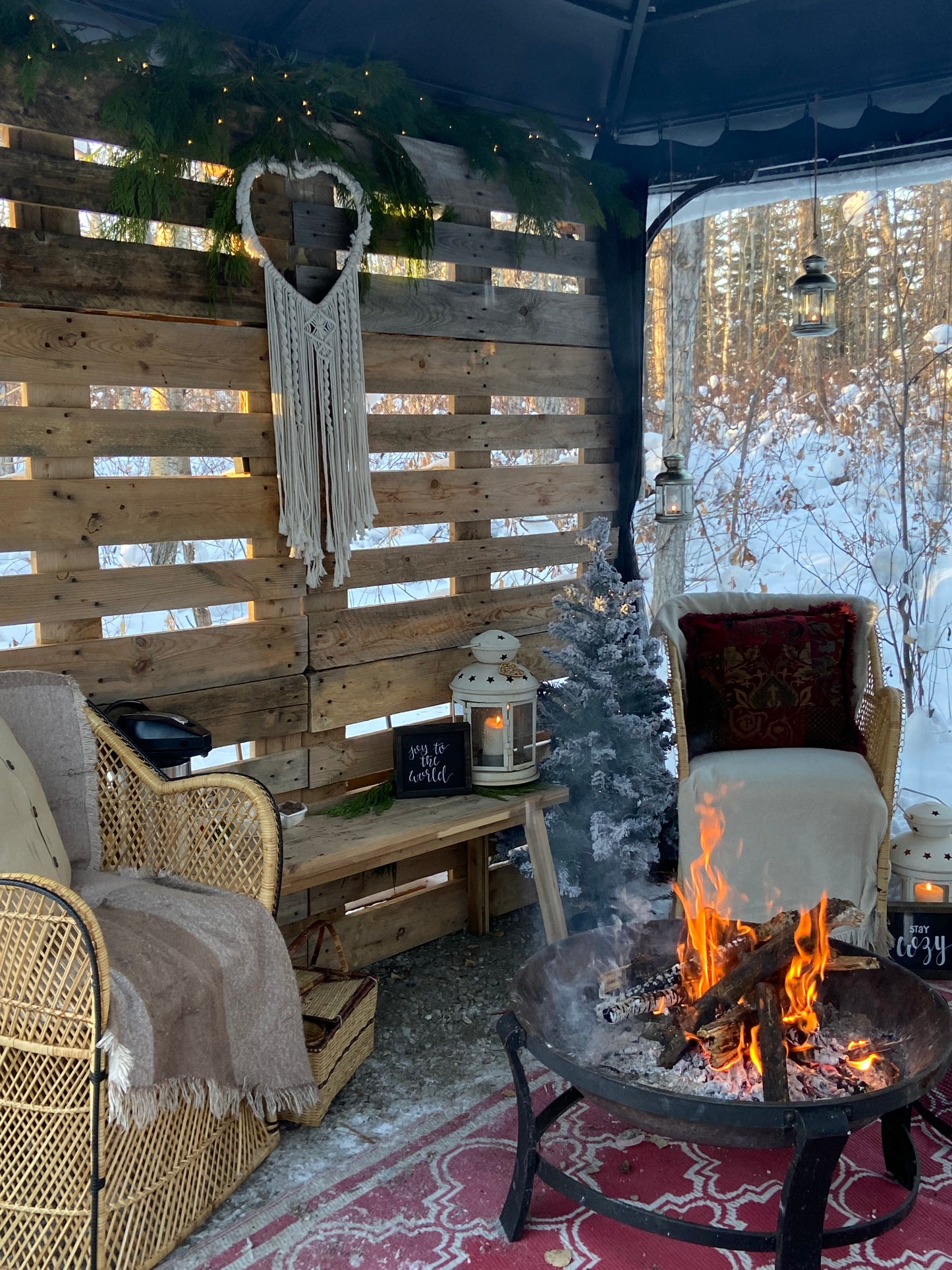 The Cozy Winter Group Picnic