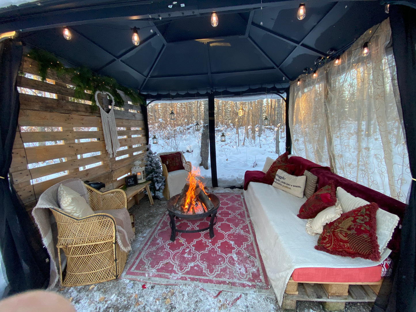 The Cozy Winter Group Picnic