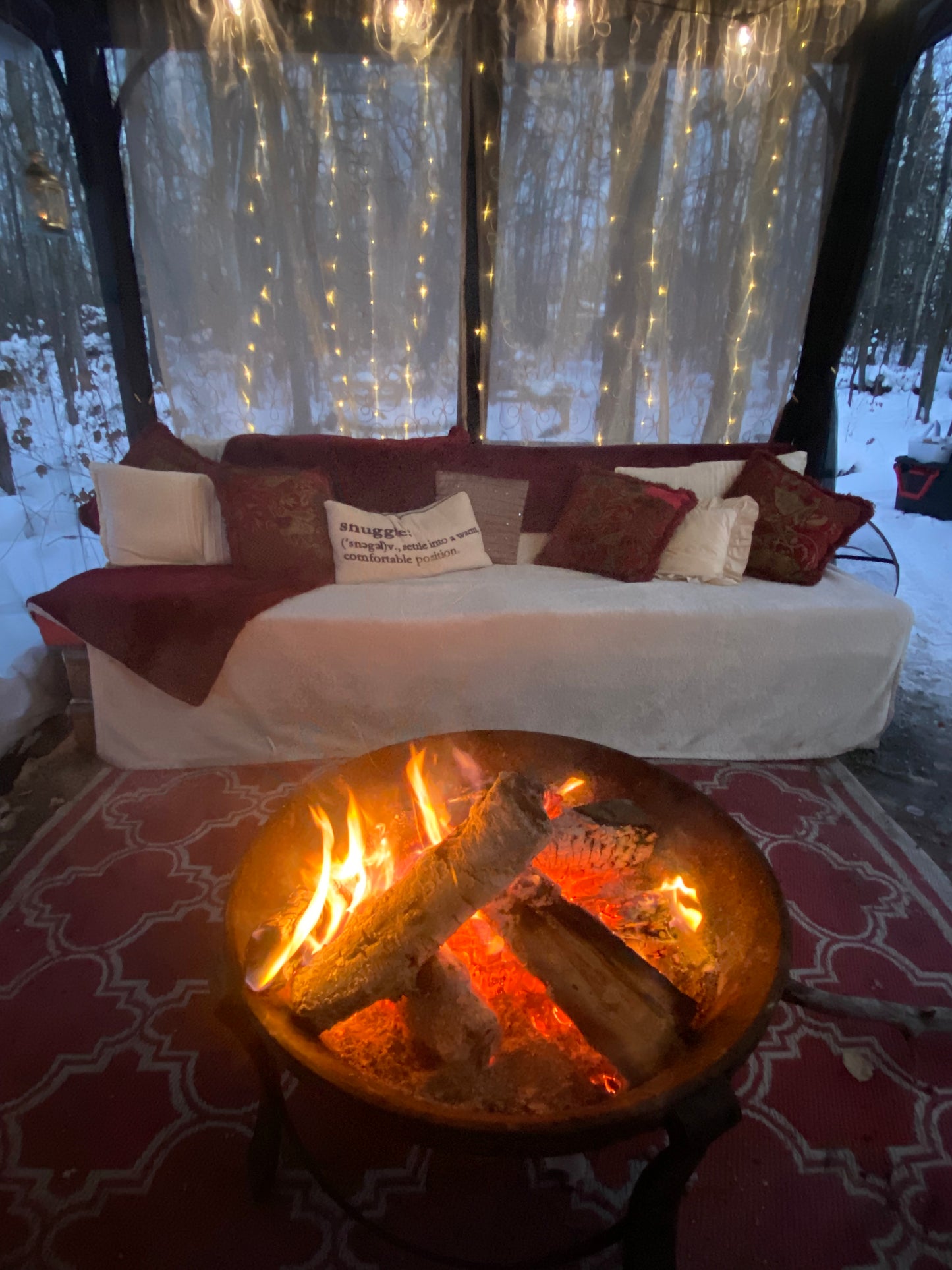 The Cozy Winter Group Picnic